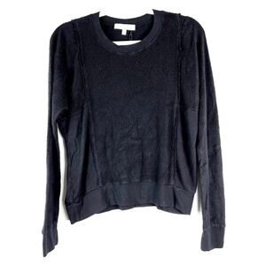 NEW Red Haute Black Fleece Crewneck Sweatshirt Small